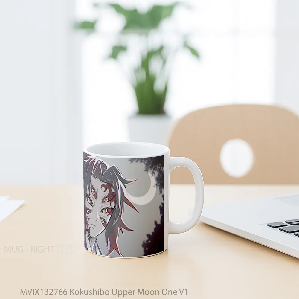 Mug Kokushibo Upper Moon One V1 Gelas Astronomi - All-side / Desain