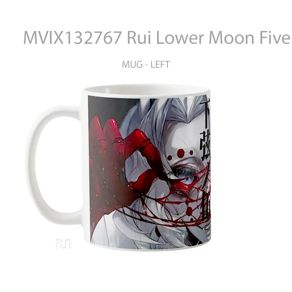 Mug Rui Lower Moon Five Gelas Astronomi - All-side / Desain