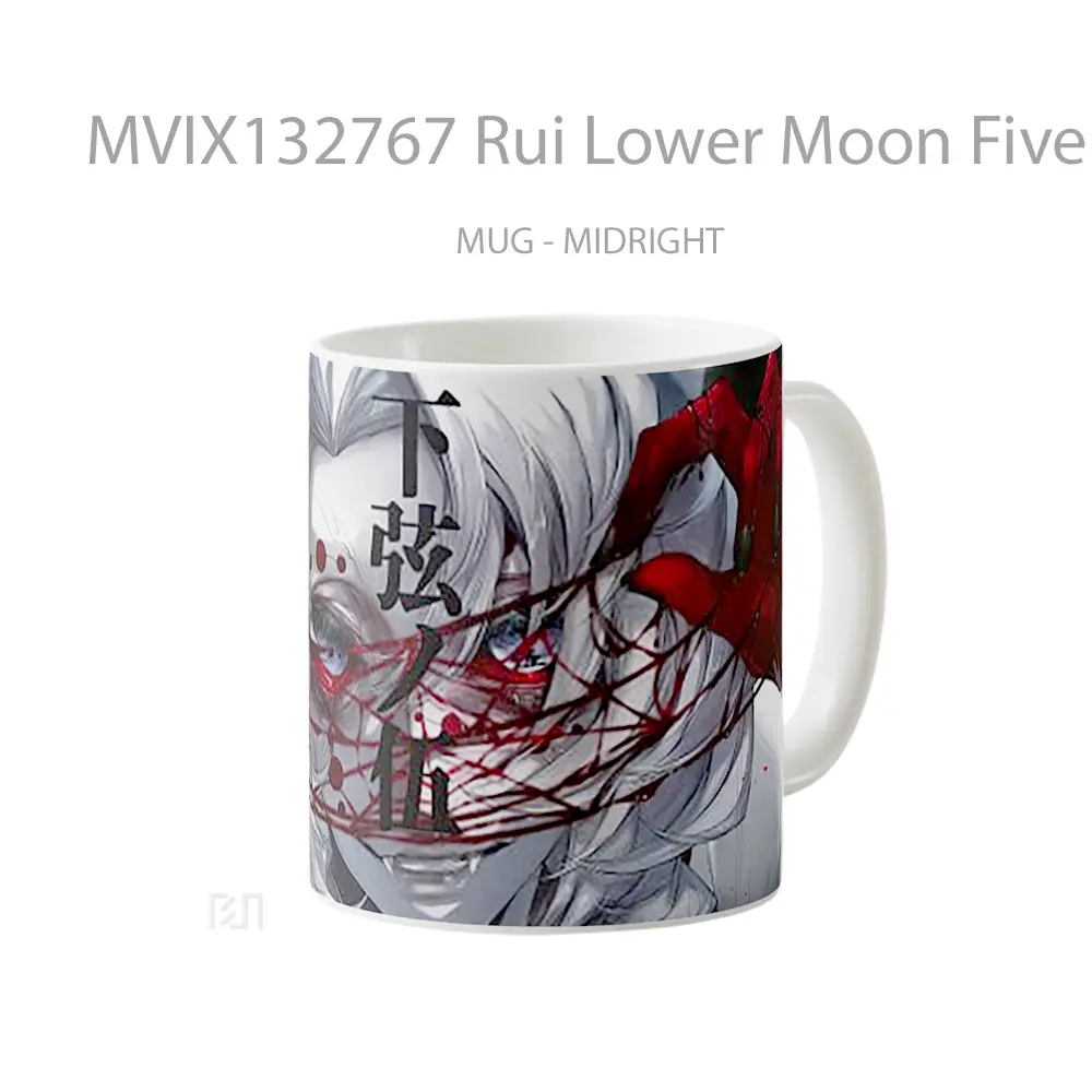 Mug Rui Lower Moon Five Gelas Astronomi - All-side / Desain