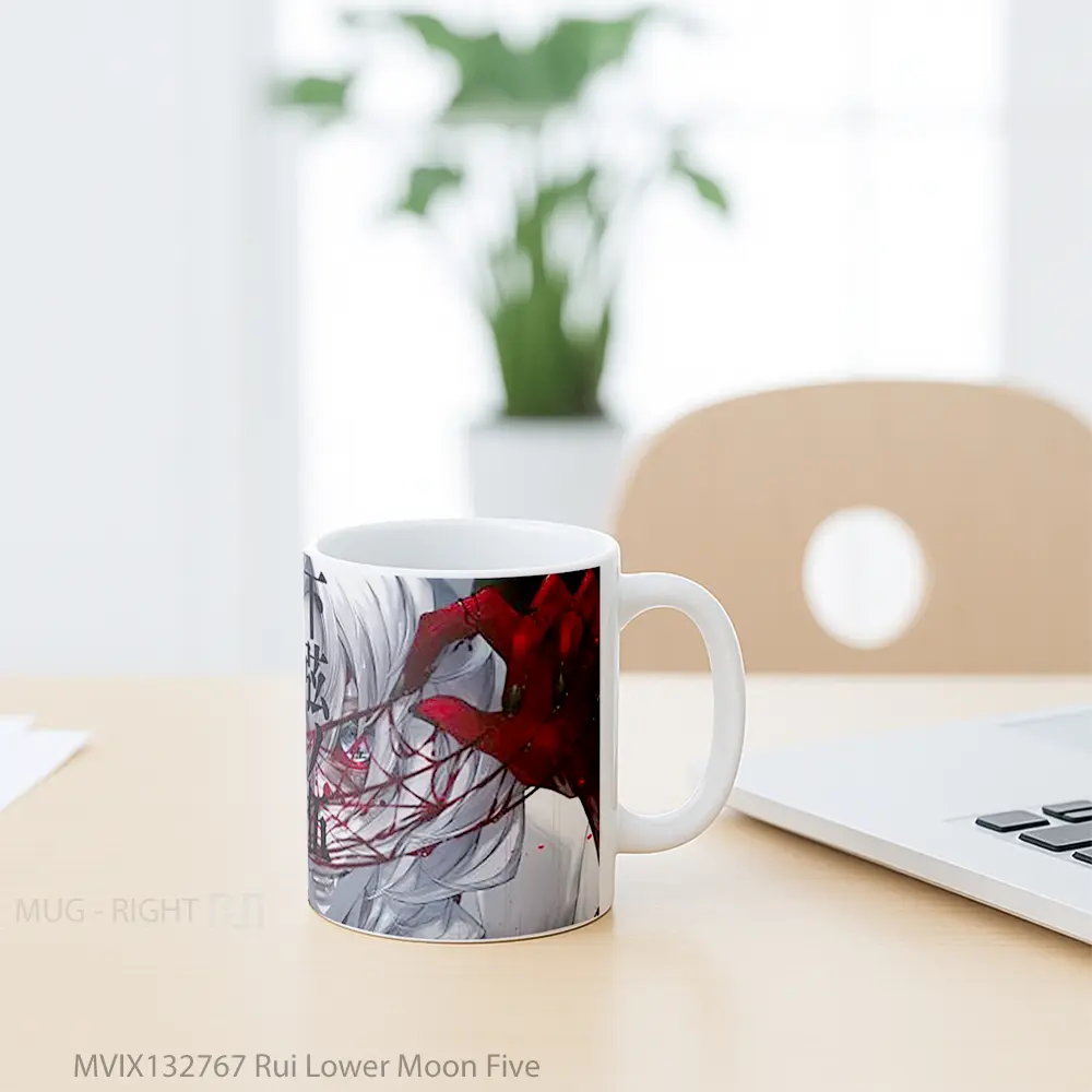 Mug Rui Lower Moon Five Gelas Astronomi - All-side / Desain