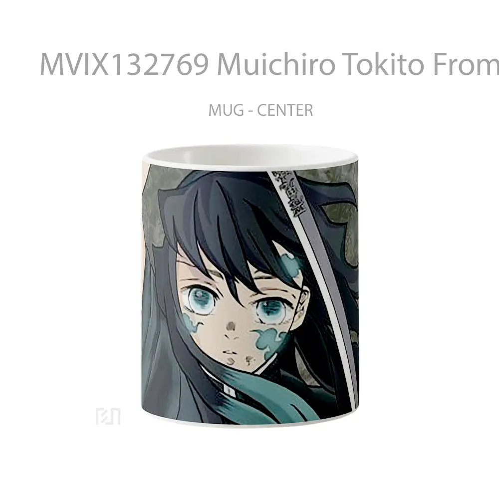 Mug Muichiro Tokito From Demon Slayer V2 Cangkir Anime