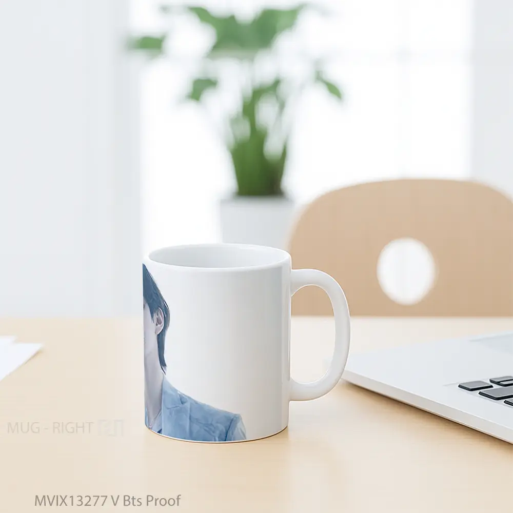 Mug V Bts Proof Gelas Keramik Unik - All-side / Desain