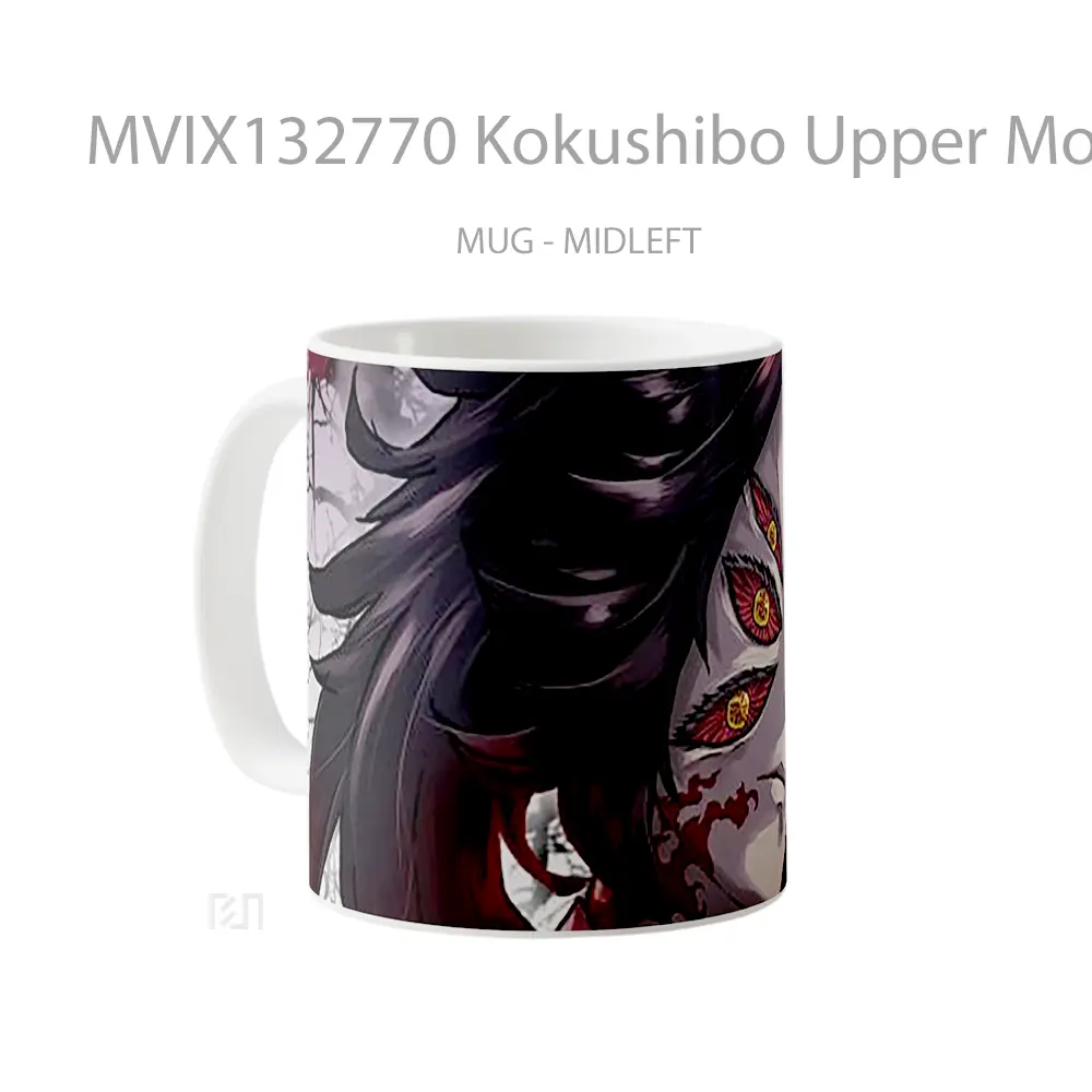 Mug Kokushibo Upper Moon One V2 Gelas Astronomi - All-side / Desain