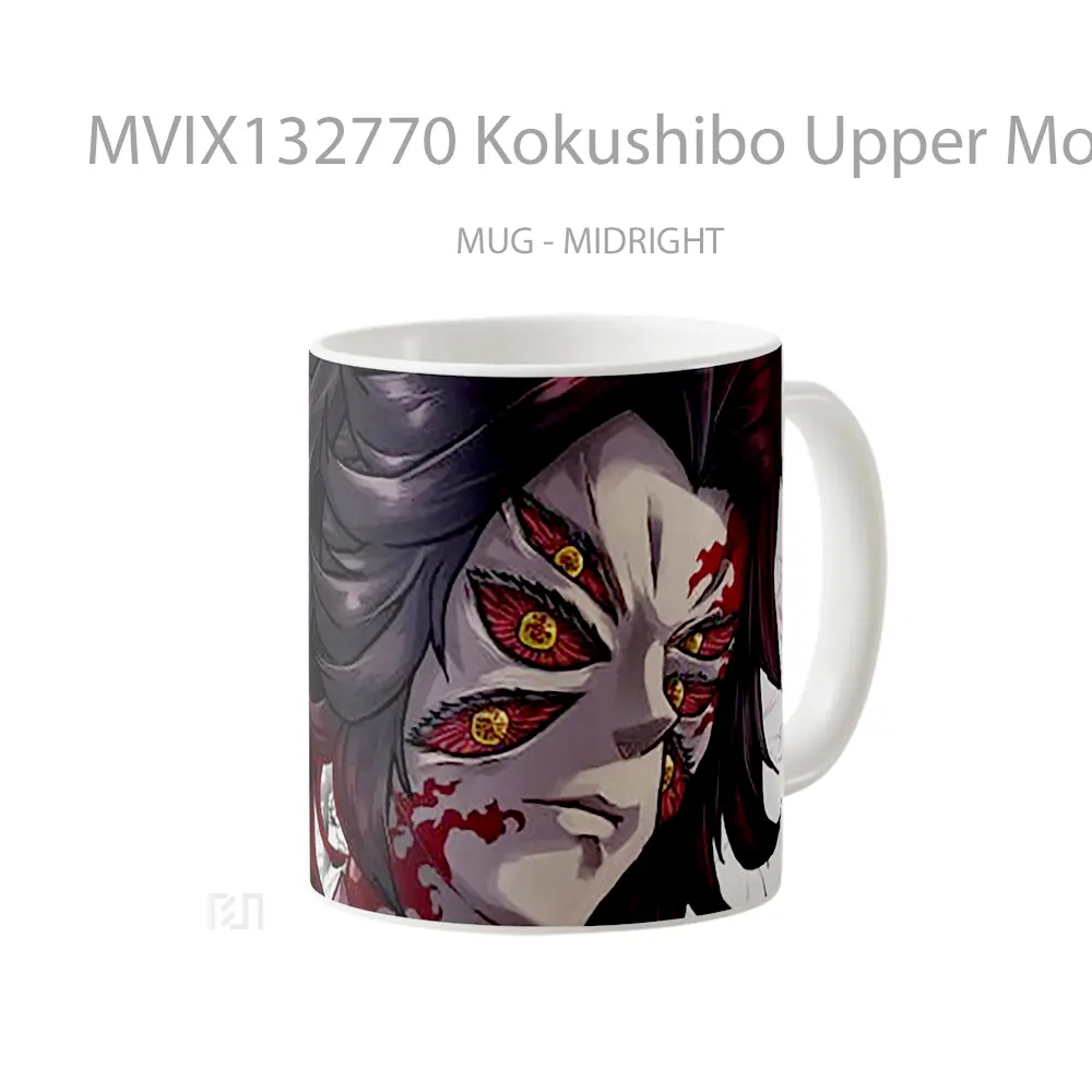 Mug Kokushibo Upper Moon One V2 Gelas Astronomi - All-side / Desain