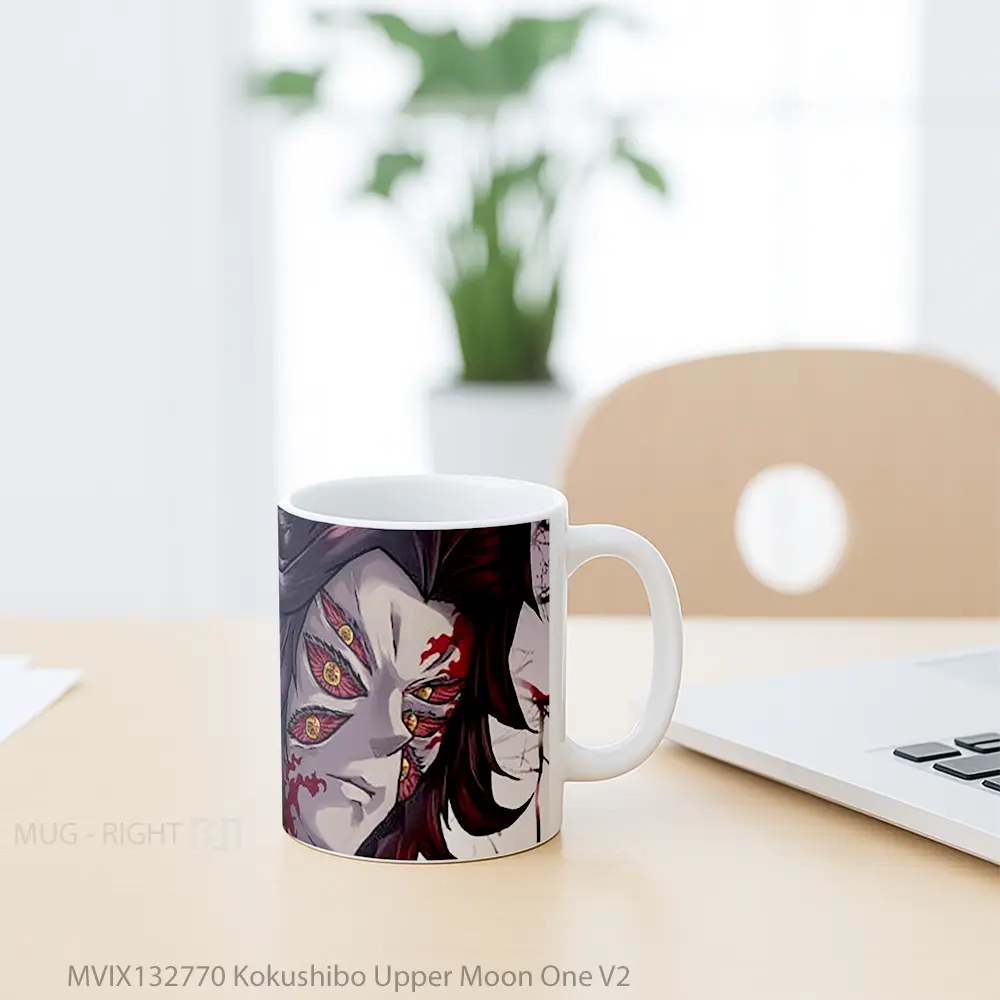 Mug Kokushibo Upper Moon One V2 Gelas Astronomi - All-side / Desain