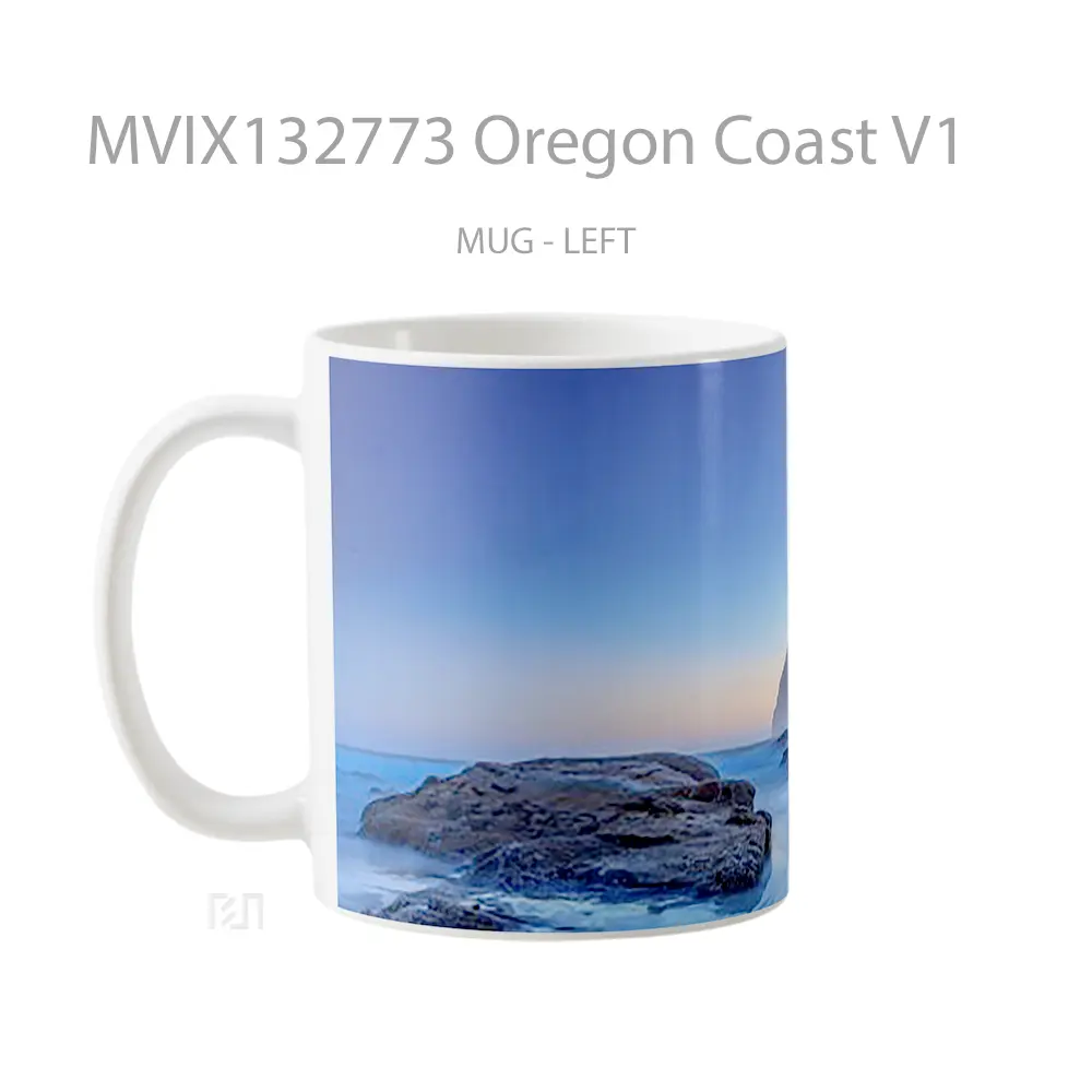 Mug Oregon Coast V1 Gelas Keramik Unik - All-side / Desain