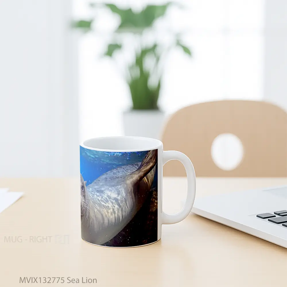 Mug Sea Lion Gelas Hewan Lucu - All-side / Desain