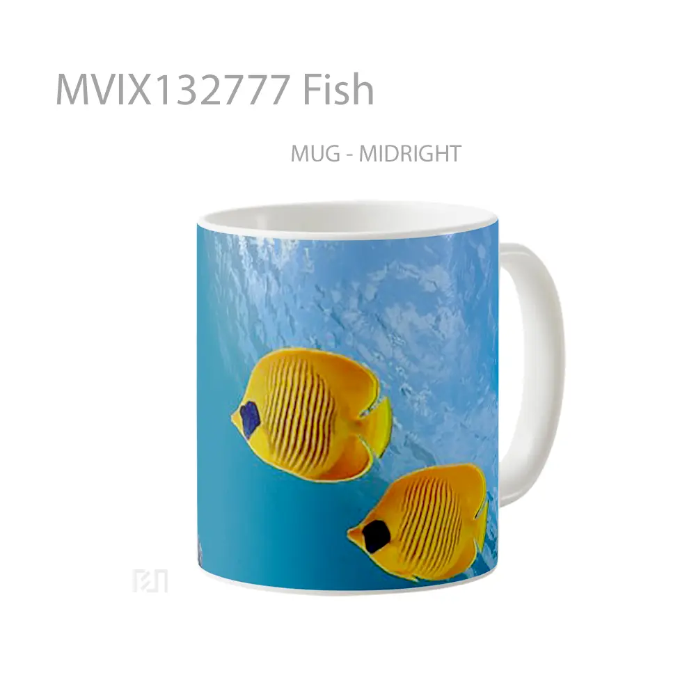 Mug Fish Gelas Hewan Lucu - All-side / Desain