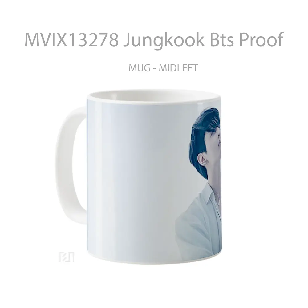 Mug Jungkook Bts Proof Gelas Keramik Unik - All-side / Desain