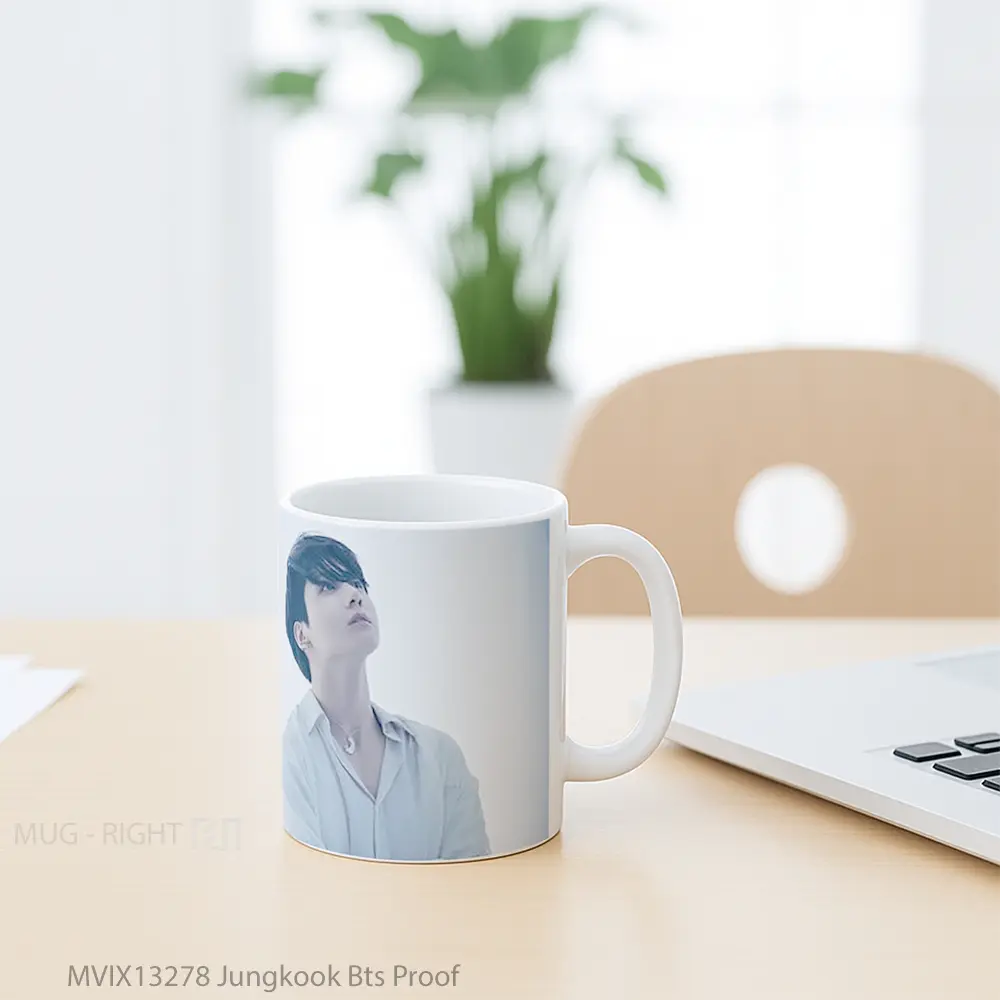 Mug Jungkook Bts Proof Gelas Keramik Unik - All-side / Desain