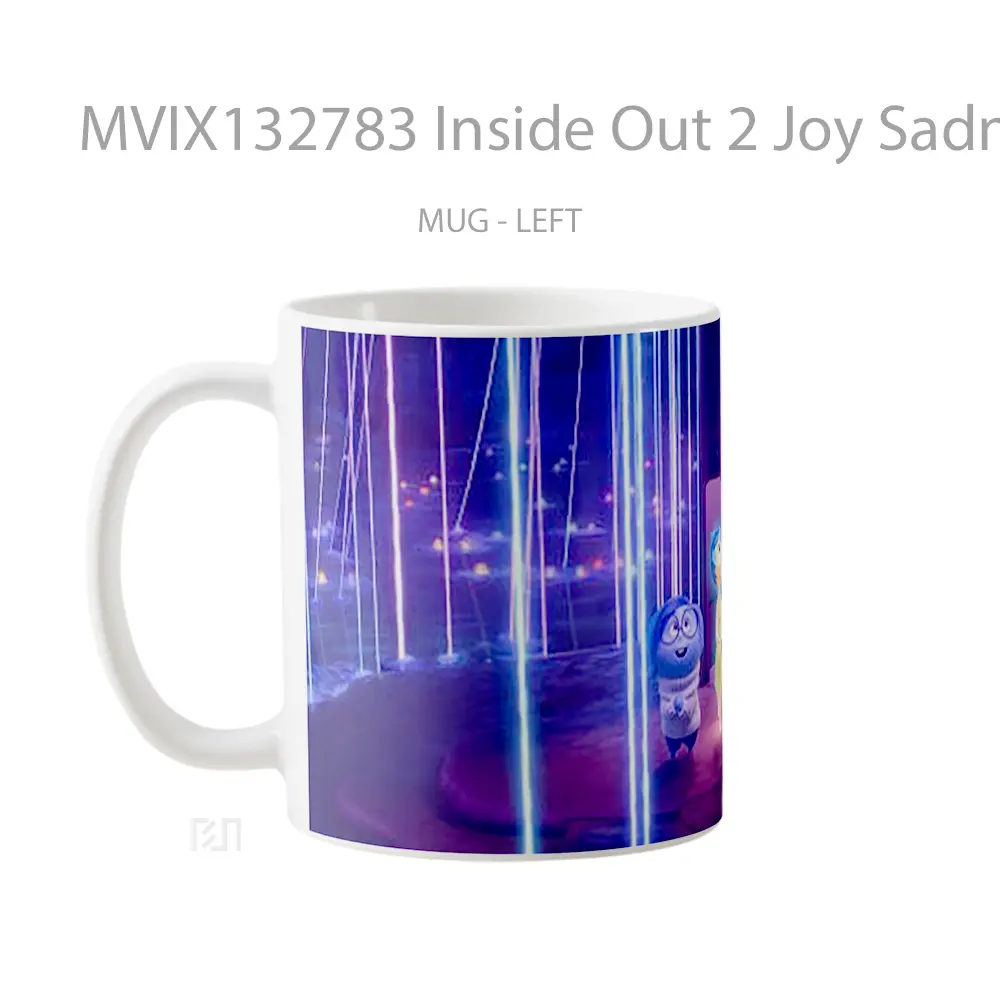 Mug Inside Out 2 Joy Sadness Gelas Keramik Unik - All-side / Desain