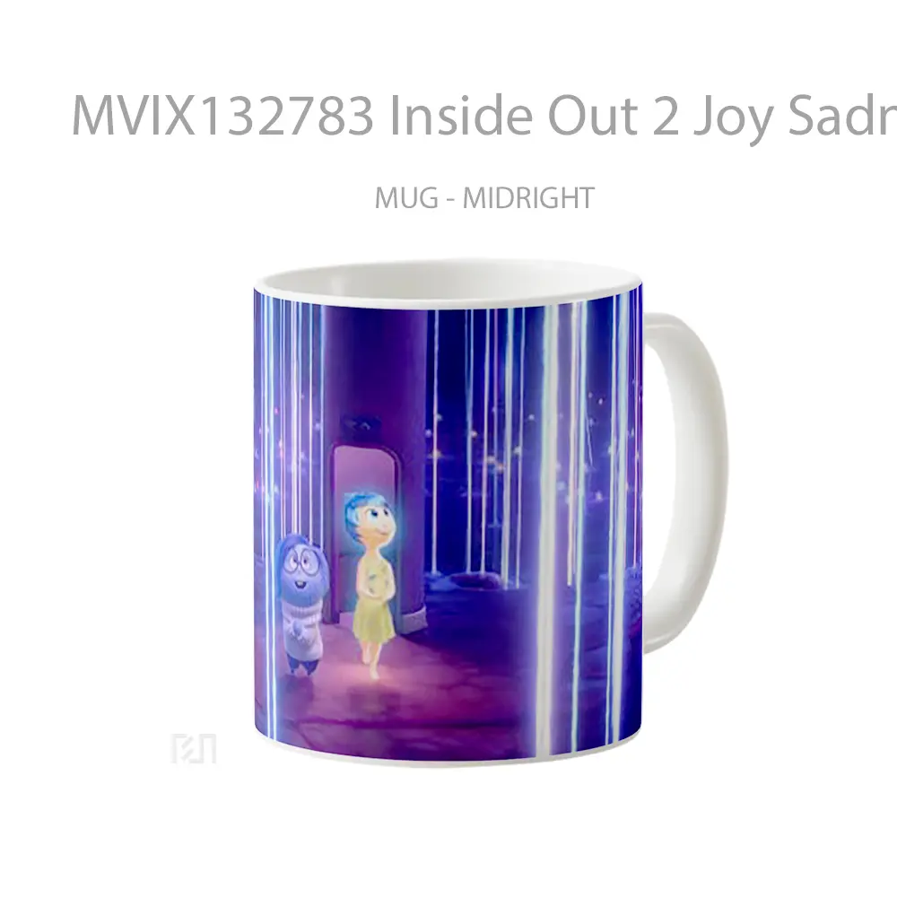 Mug Inside Out 2 Joy Sadness Gelas Keramik Unik - All-side / Desain
