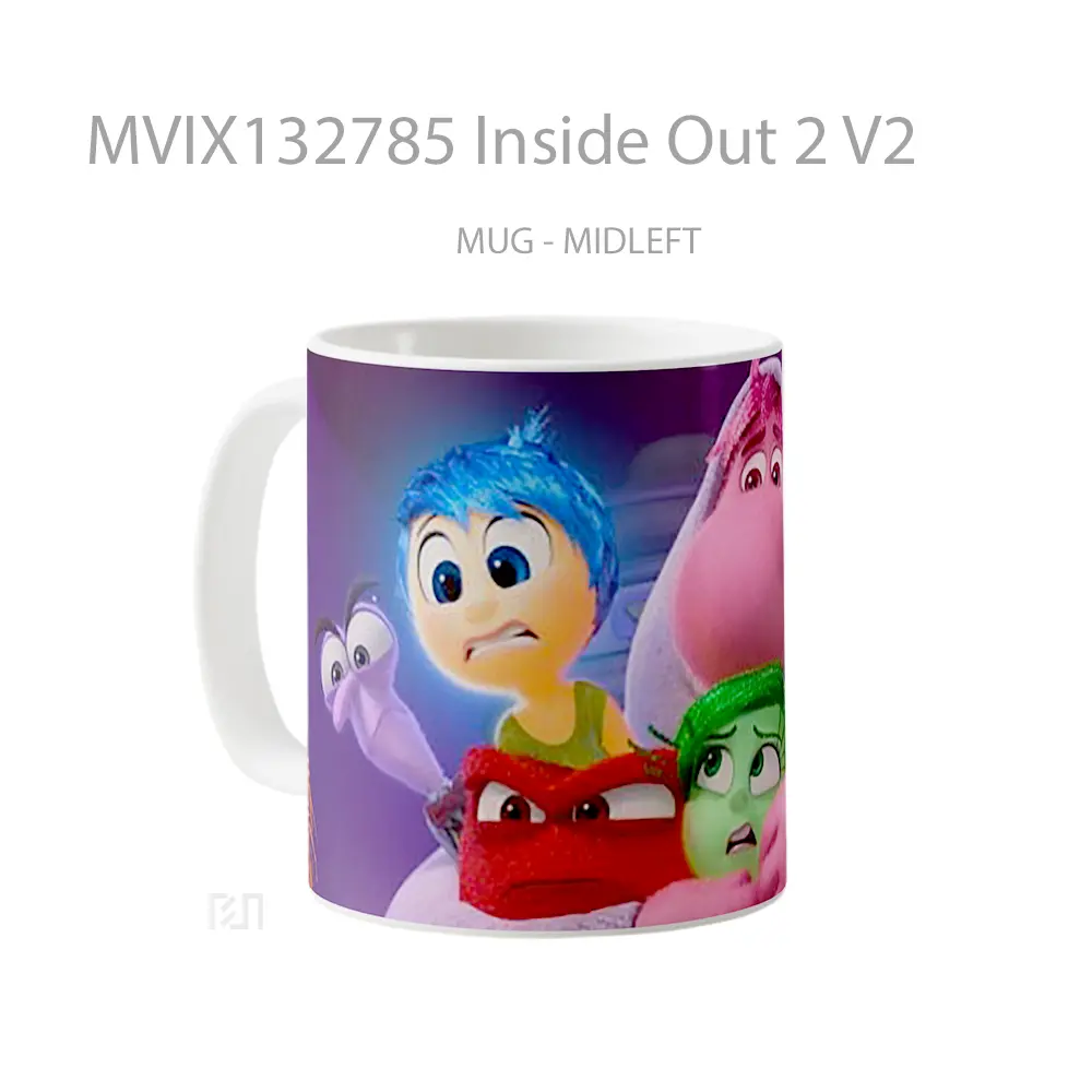 Mug Inside Out 2 V2 Gelas Keramik Unik - All-side / Desain
