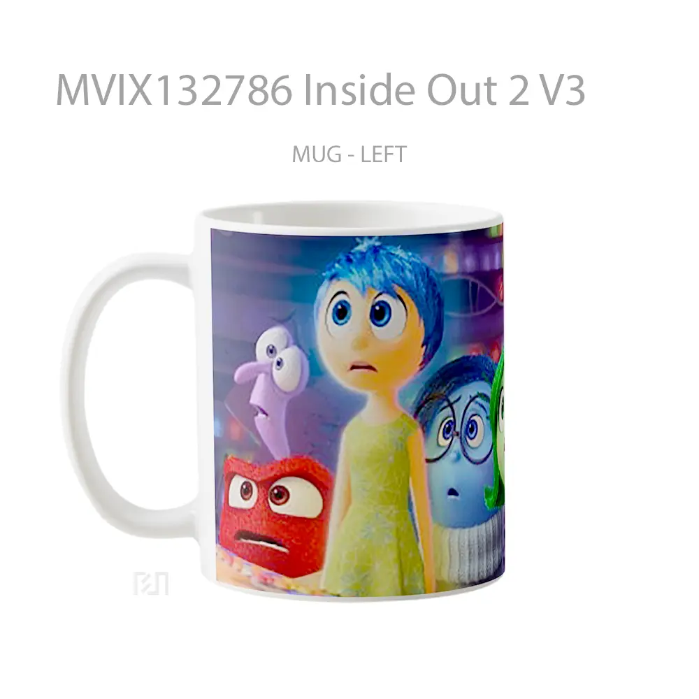 Mug Inside Out 2 V3 Gelas Keramik Unik - All-side / Desain