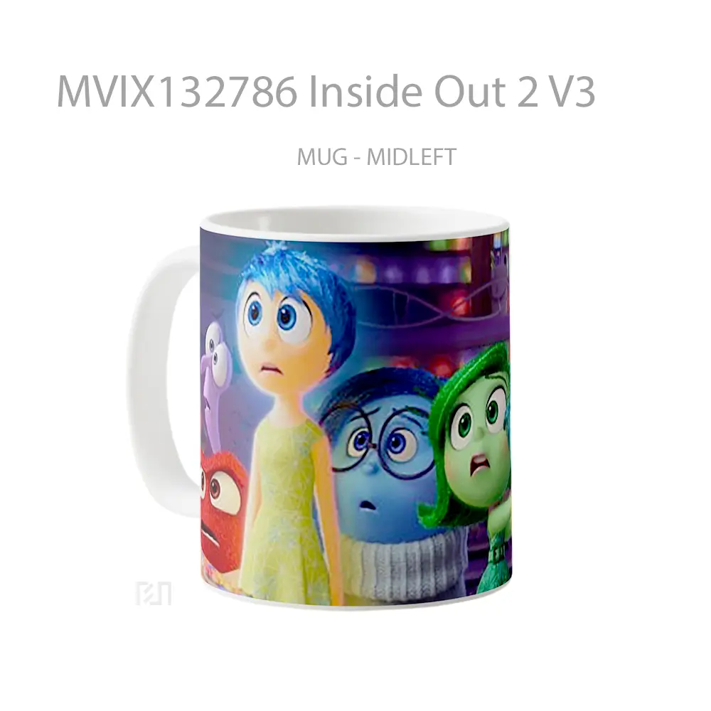 Mug Inside Out 2 V3 Gelas Keramik Unik - All-side / Desain