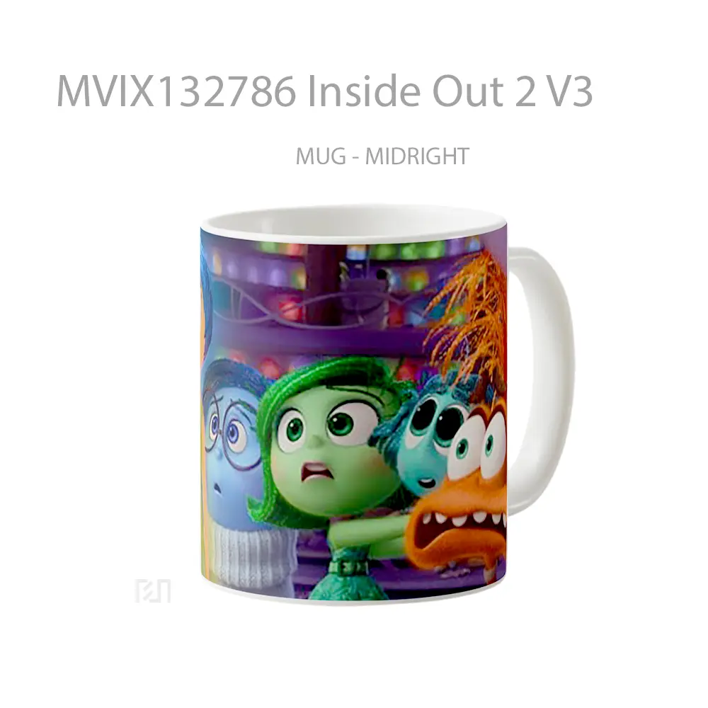 Mug Inside Out 2 V3 Gelas Keramik Unik - All-side / Desain