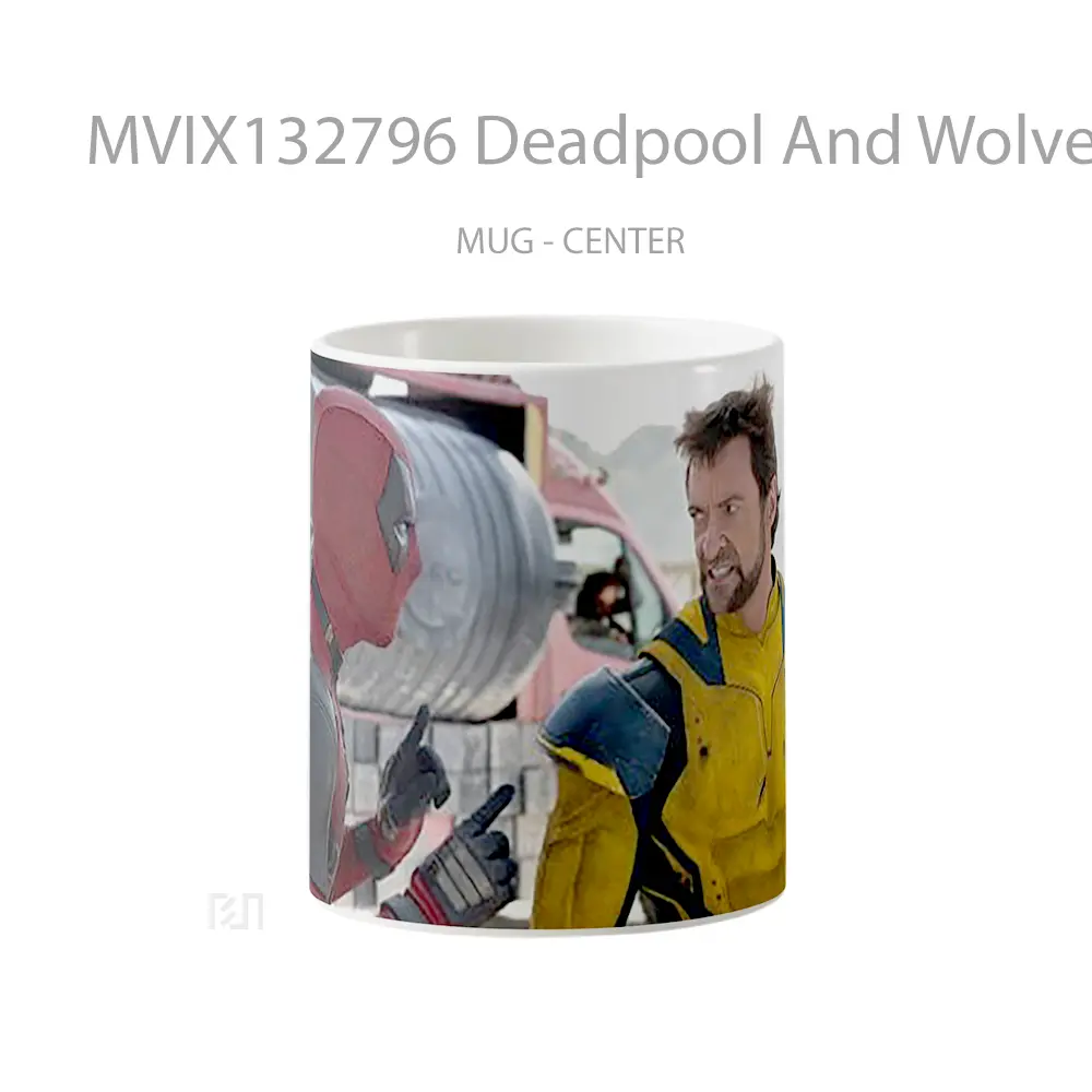 Mug Deadpool And Wolverine V3 Gelas Superhero