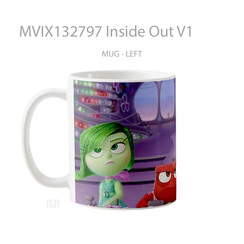 Mug Inside Out V1 Gelas Keramik Unik - All-side / Desain