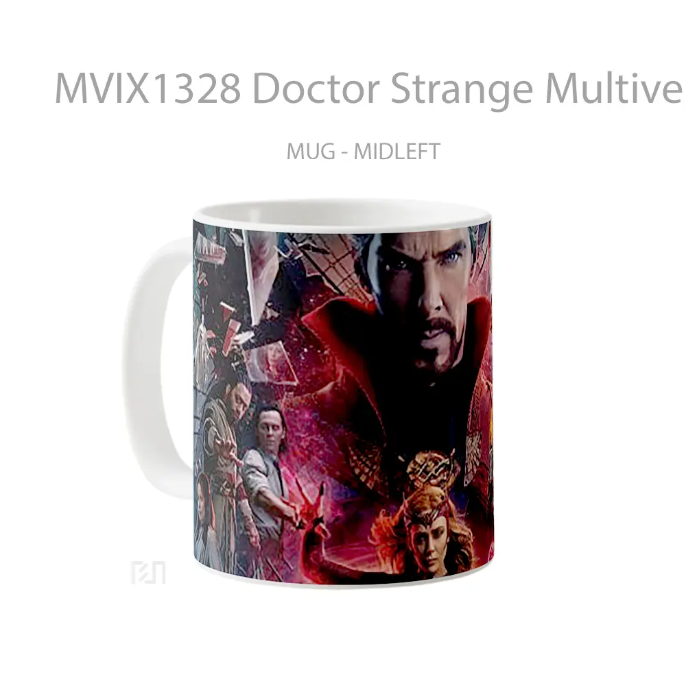 Mug Doctor Strange Multiverse Of Madness V1 Gelas Superhero - All-side / Desain