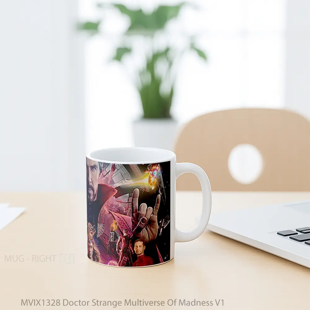 Mug Doctor Strange Multiverse Of Madness V1 Gelas Superhero - All-side / Desain