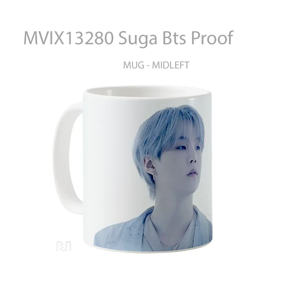 Mug Suga Bts Proof Gelas Keramik Unik - All-side / Desain