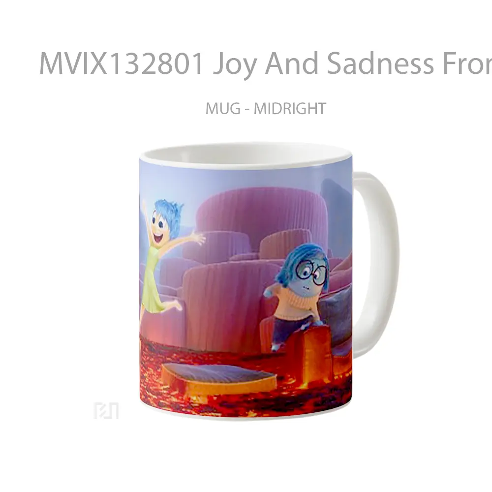 Mug Joy And Sadness From Inside Out Gelas Keramik Unik - All-side / Desain