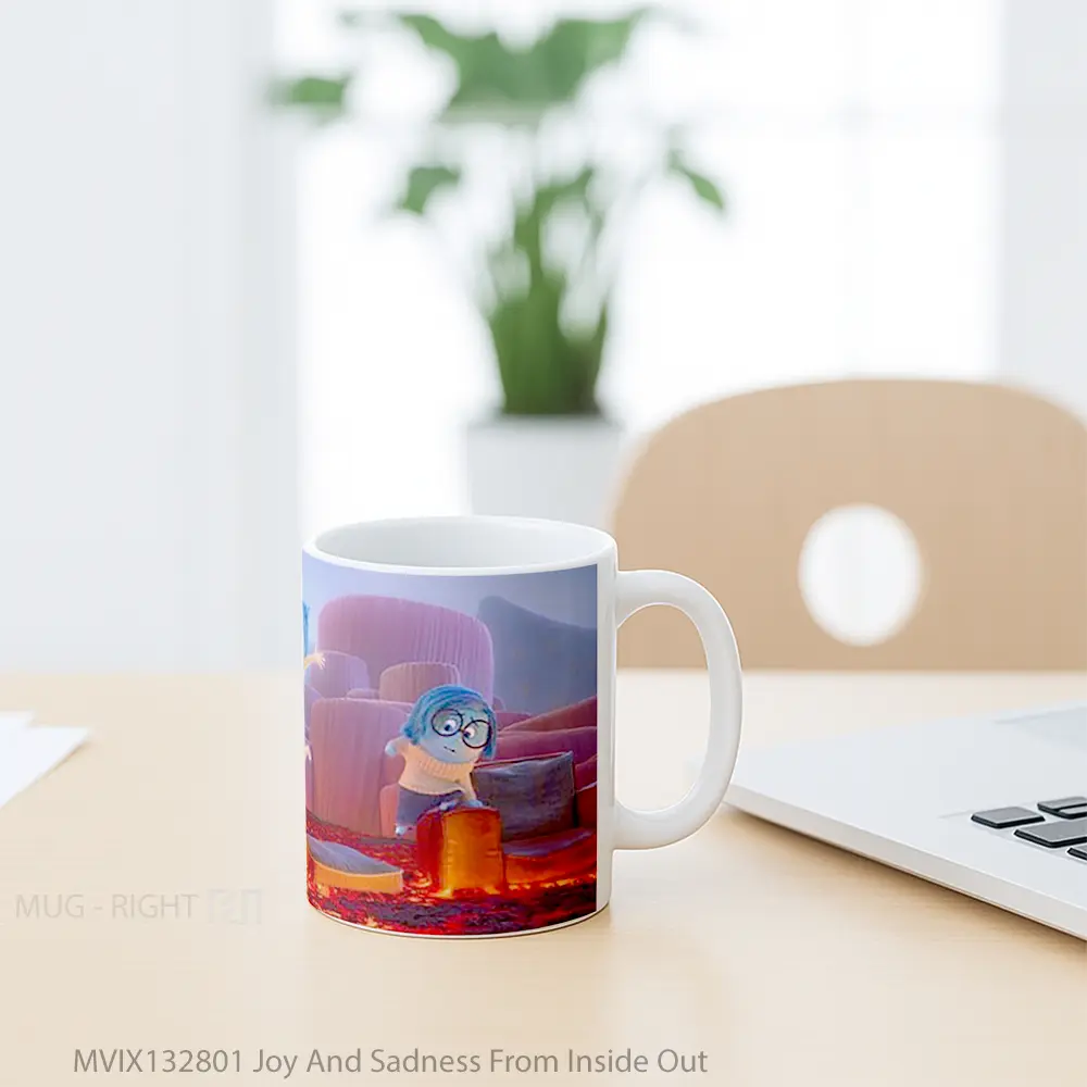 Mug Joy And Sadness From Inside Out Gelas Keramik Unik - All-side / Desain