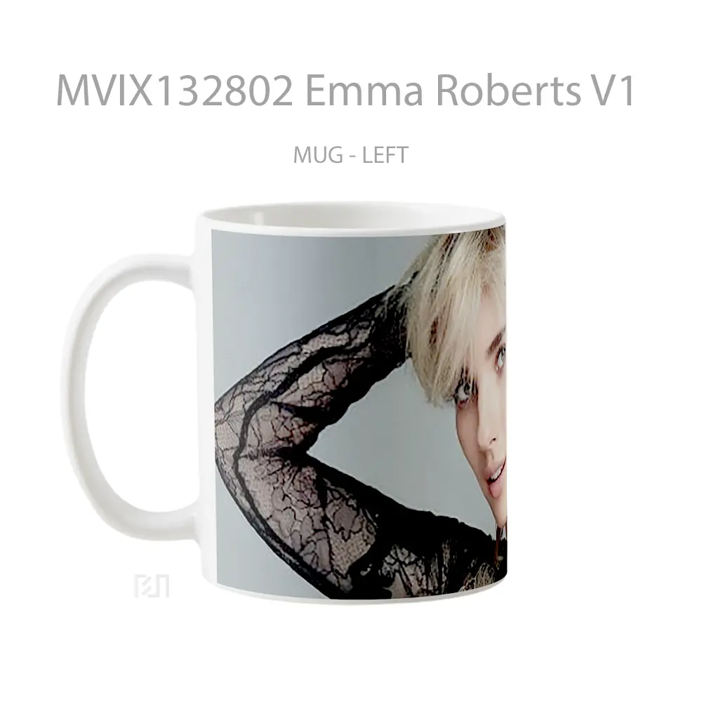 Mug Emma Roberts V1 Gelas Keramik Unik - All-side / Desain