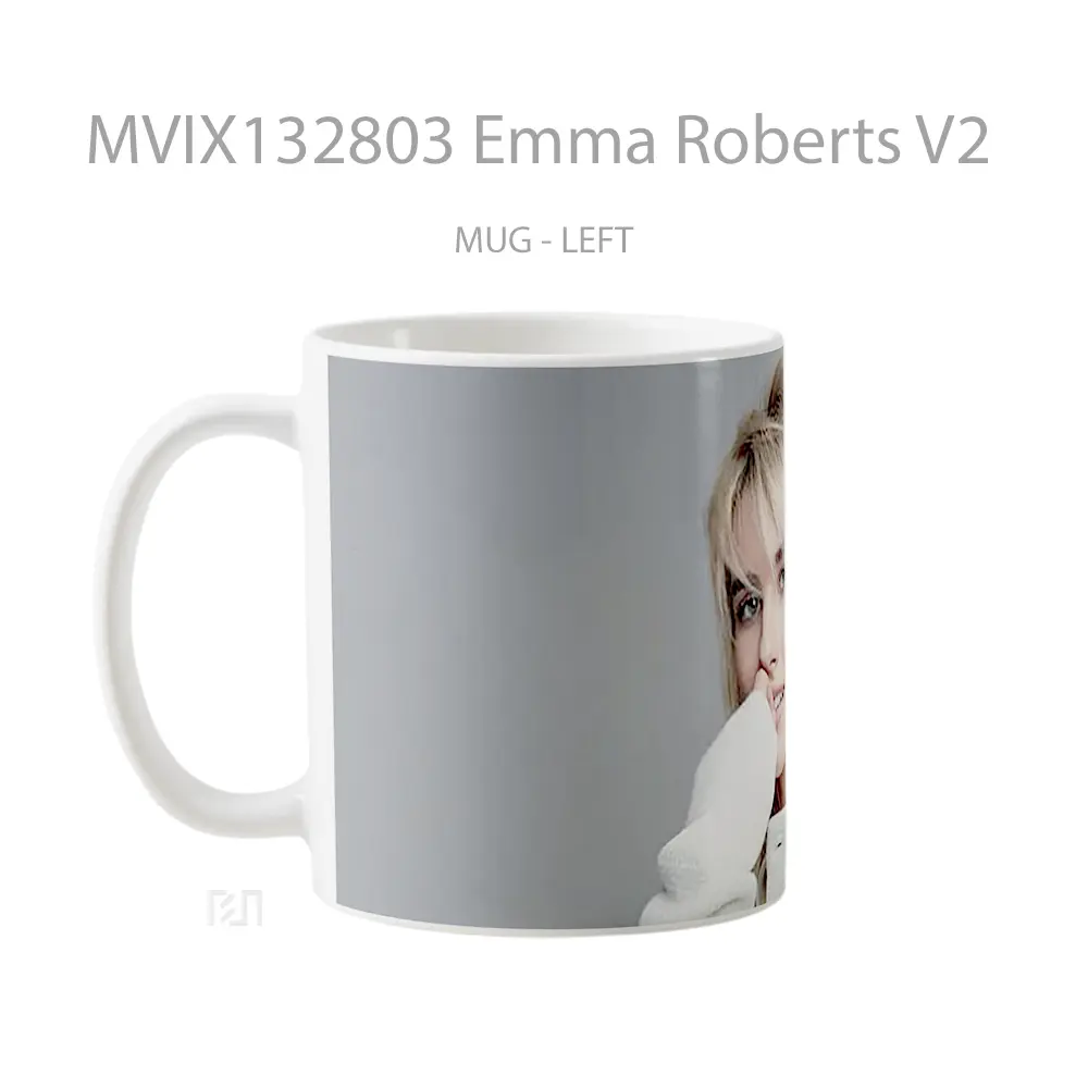 Mug Emma Roberts V2 Gelas Keramik Unik - All-side / Desain