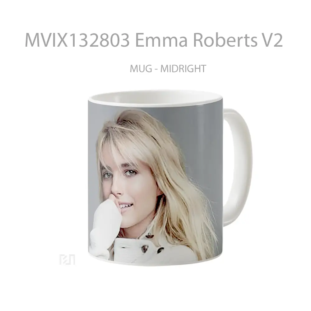 Mug Emma Roberts V2 Gelas Keramik Unik - All-side / Desain