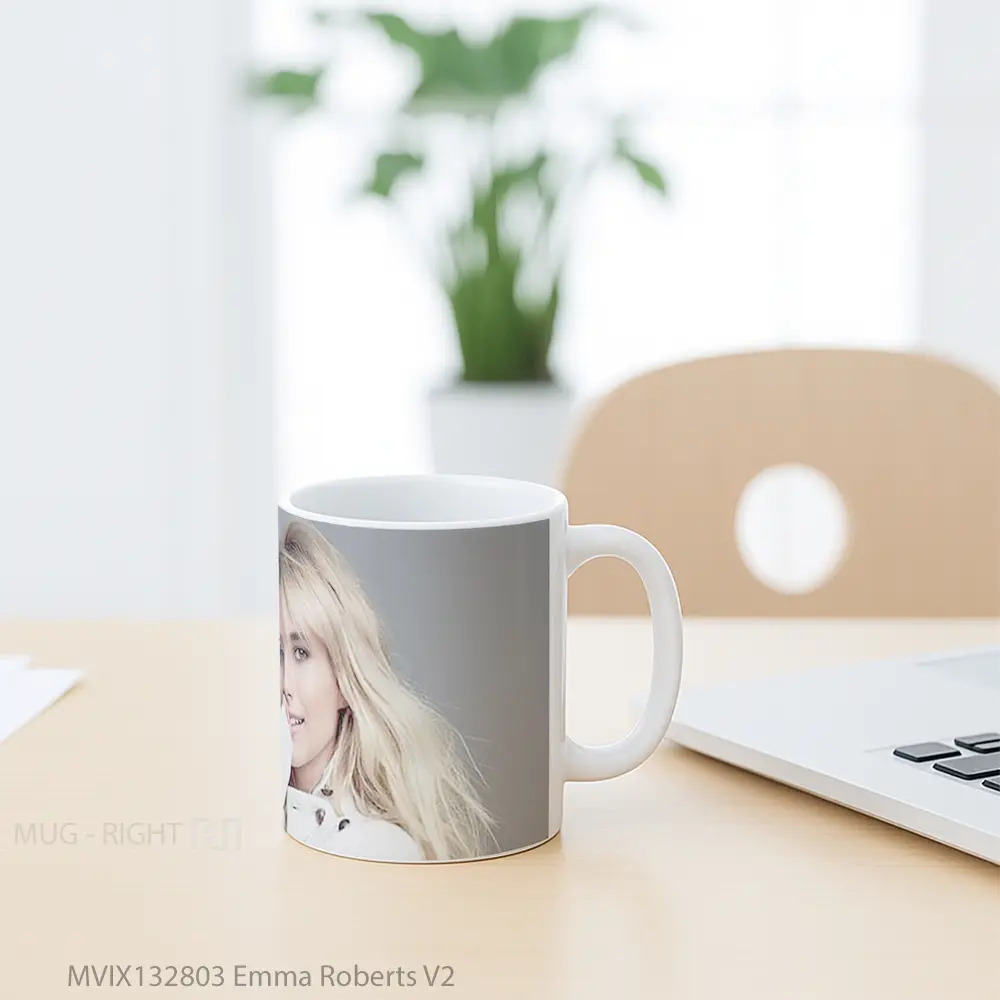 Mug Emma Roberts V2 Gelas Keramik Unik - All-side / Desain