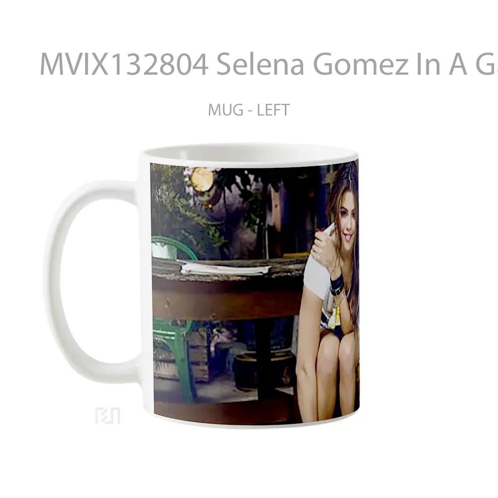 Mug Selena Gomez In A Gallery Gelas Selebriti - All-side / Desain