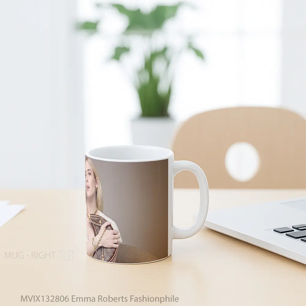 Mug Emma Roberts Fashionphile Gelas Keramik Unik - All-side / Desain
