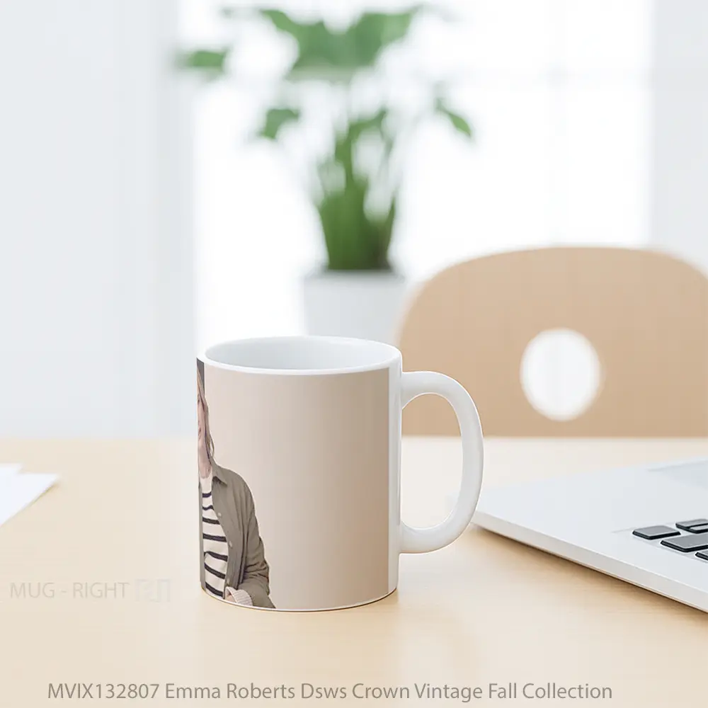 Mug Emma Roberts Dsws Crown Vintage Fall Collection Gelas Keramik Unik - All-side / Desain