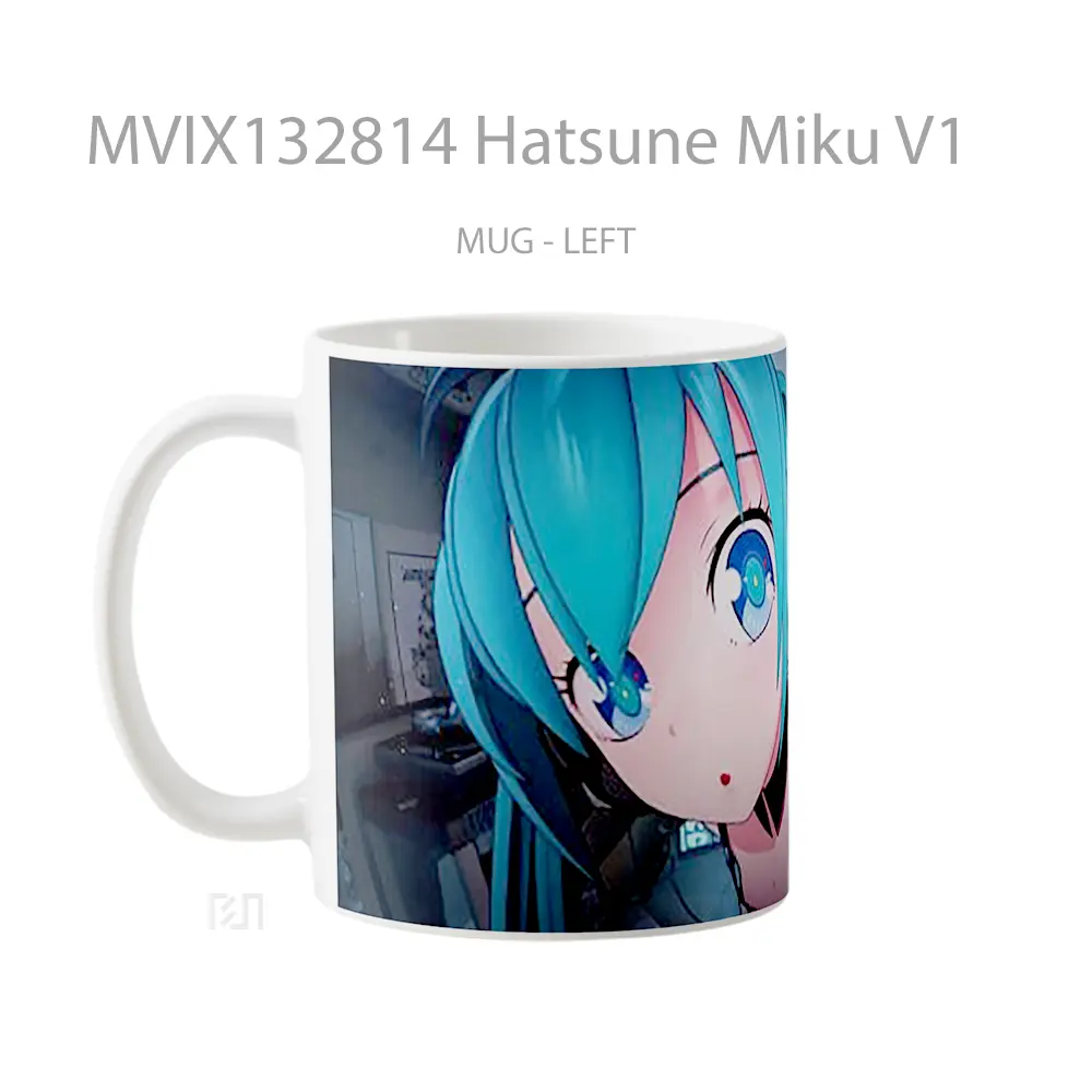 Mug Hatsune Miku V1 Gelas Keramik Unik - All-side / Desain