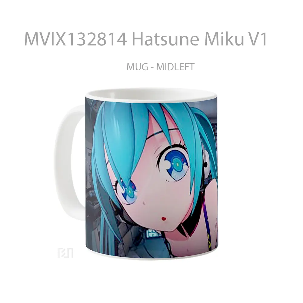 Mug Hatsune Miku V1 Gelas Keramik Unik - All-side / Desain