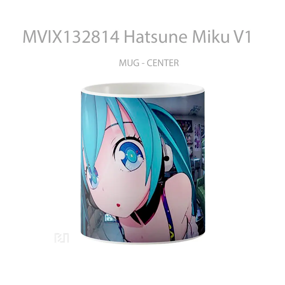 Mug Hatsune Miku V1 Gelas Keramik Unik