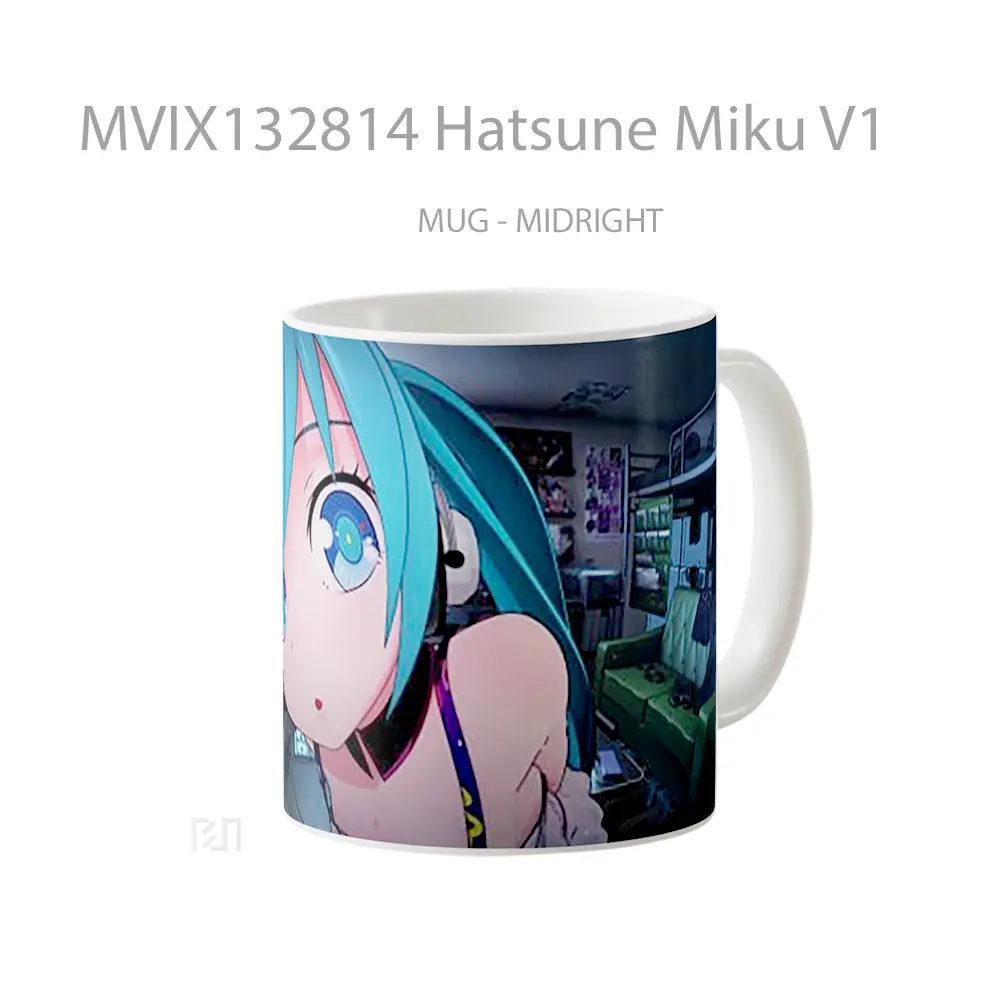 Mug Hatsune Miku V1 Gelas Keramik Unik - All-side / Desain