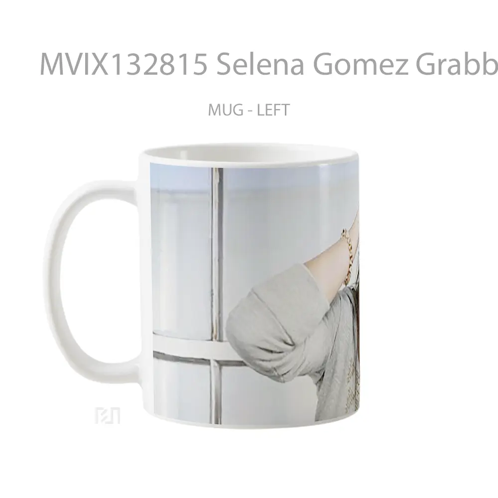 Mug Selena Gomez Grabbing Her Hair Gelas Selebriti - All-side / Desain