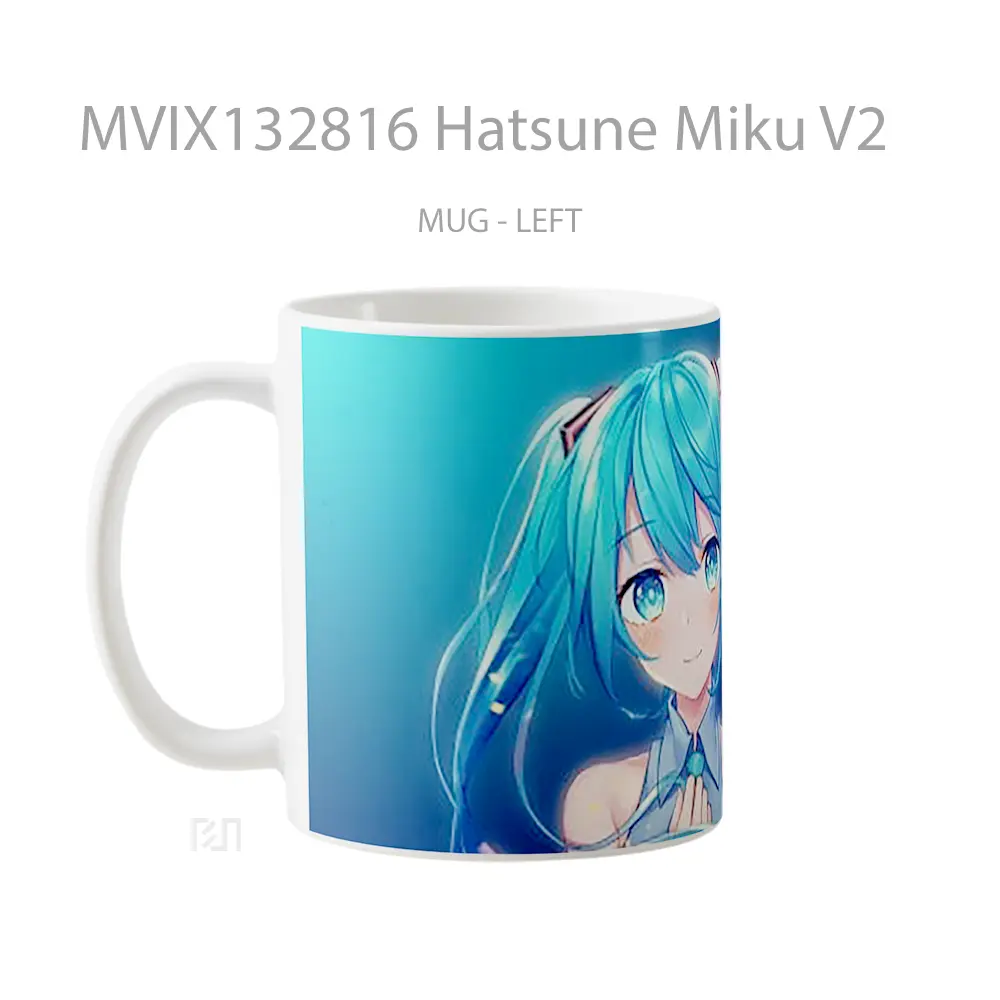 Mug Hatsune Miku V2 Gelas Keramik Unik - All-side / Desain