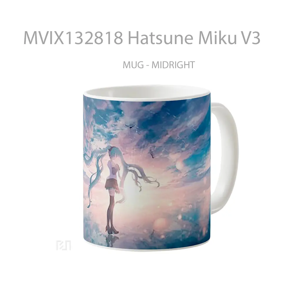 Mug Hatsune Miku V3 Gelas Keramik Unik - All-side / Desain