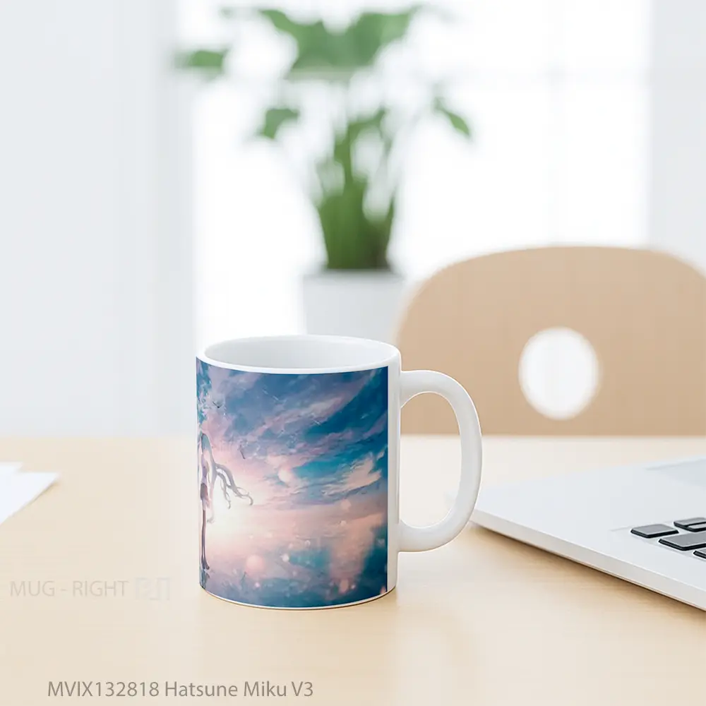 Mug Hatsune Miku V3 Gelas Keramik Unik - All-side / Desain
