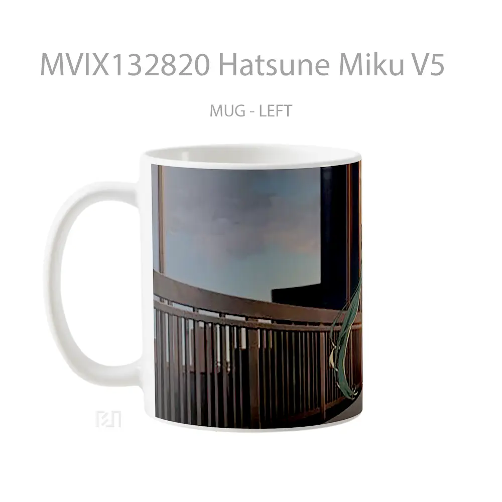 Mug Hatsune Miku V5 Gelas Keramik Unik - All-side / Desain