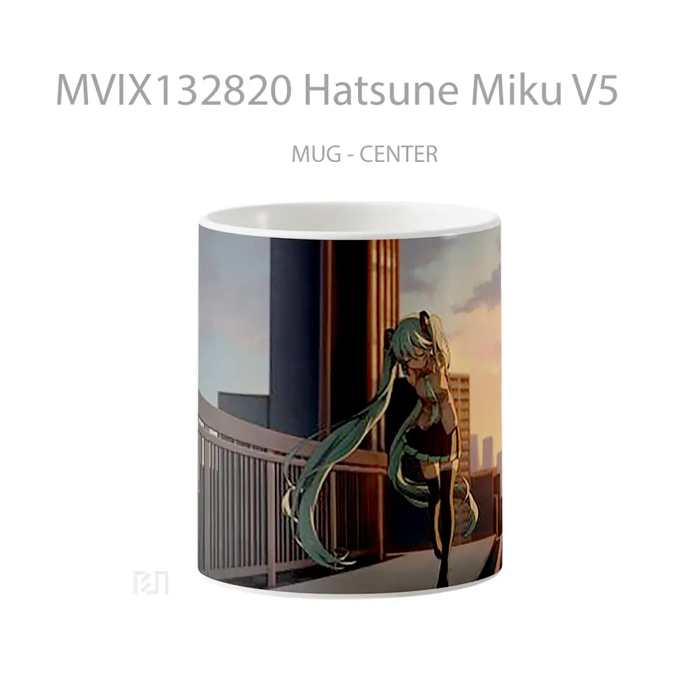 Mug Hatsune Miku V5 Gelas Keramik Unik