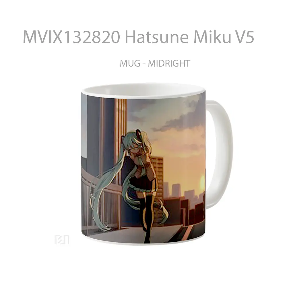 Mug Hatsune Miku V5 Gelas Keramik Unik - All-side / Desain