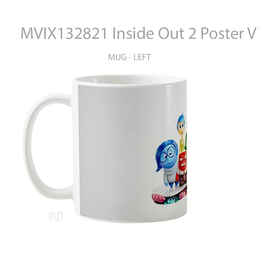 Mug Inside Out 2 Poster V1 Gelas Keramik Unik - All-side / Desain