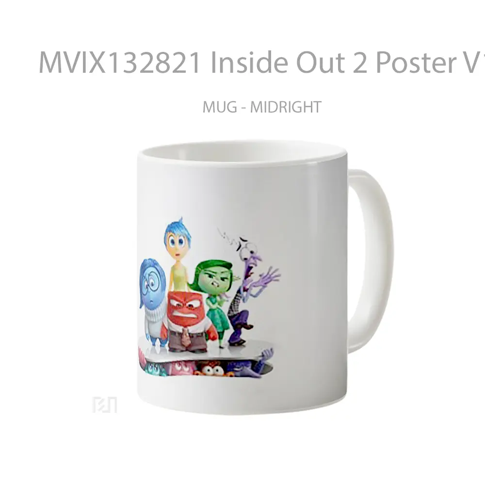 Mug Inside Out 2 Poster V1 Gelas Keramik Unik - All-side / Desain