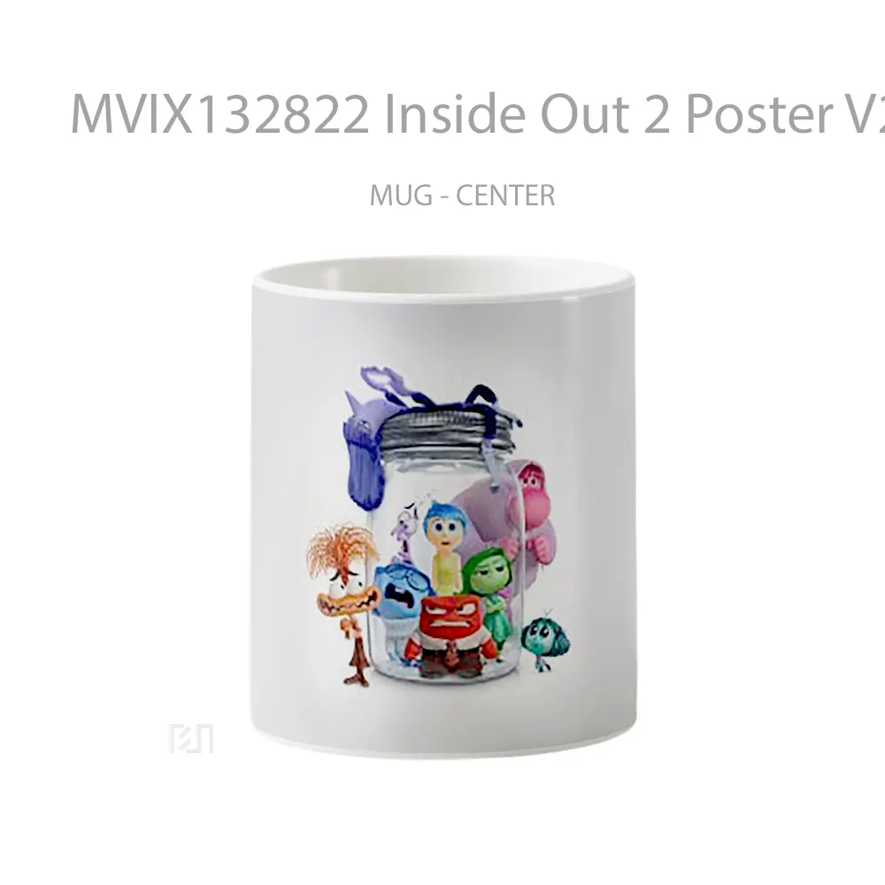 Mug Inside Out 2 Poster V2 Gelas Keramik Unik