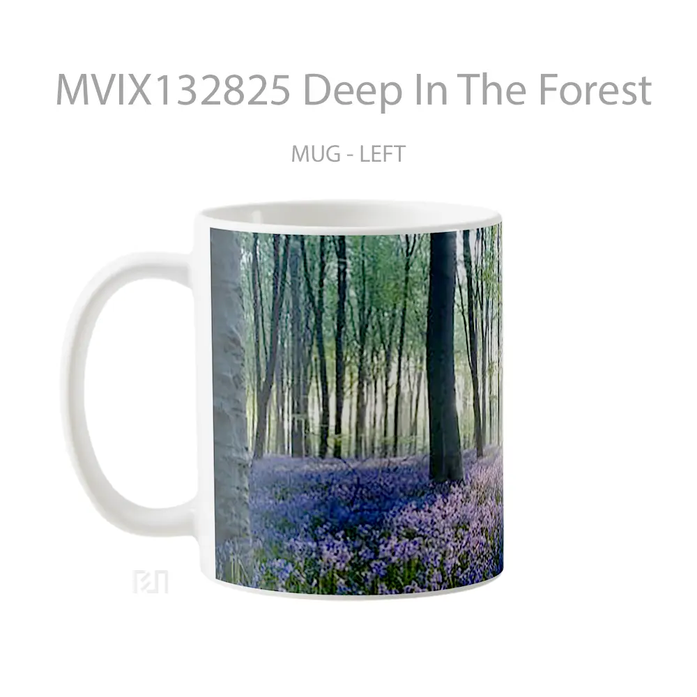 Mug Deep In The Forest Gelas Pemandangan Alam - All-side / Desain