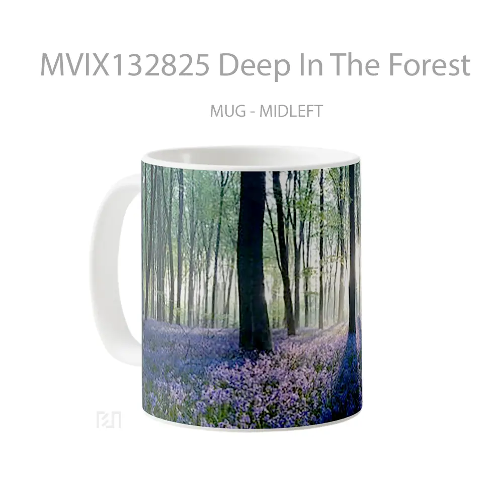 Mug Deep In The Forest Gelas Pemandangan Alam - All-side / Desain